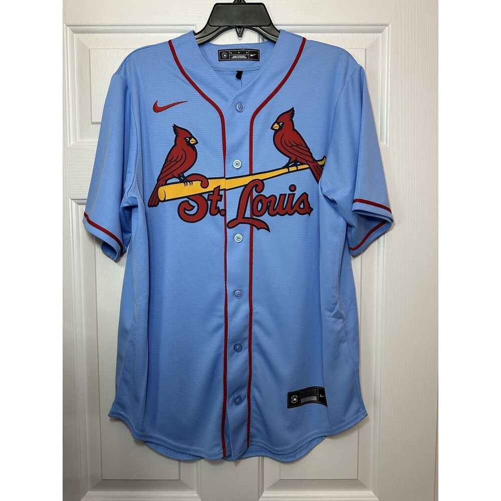 Size M Nike St Louis Cardinals Nolan Arenado #28 Limited Jersey MLB Blue Men NEW